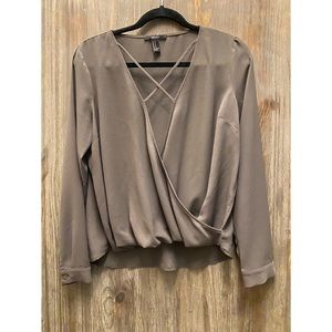 Forever 21 Olive Green Blouse